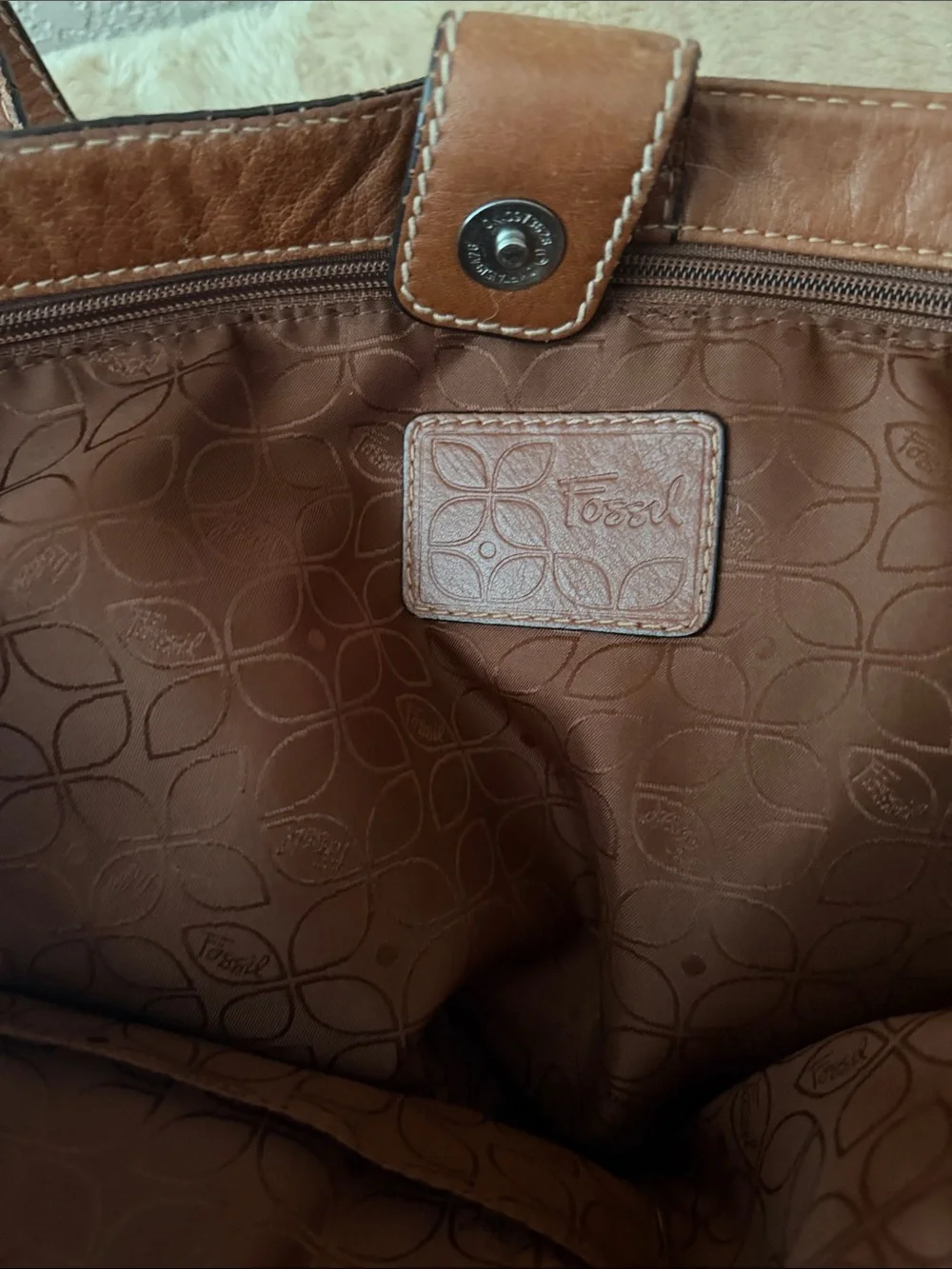 Fossil hobo leather bag. 3732